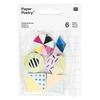 Geometric Erasers - RICO DESIGN - Multicolor - 4 Different Shapes - 3 X 3 Cm - Mixed