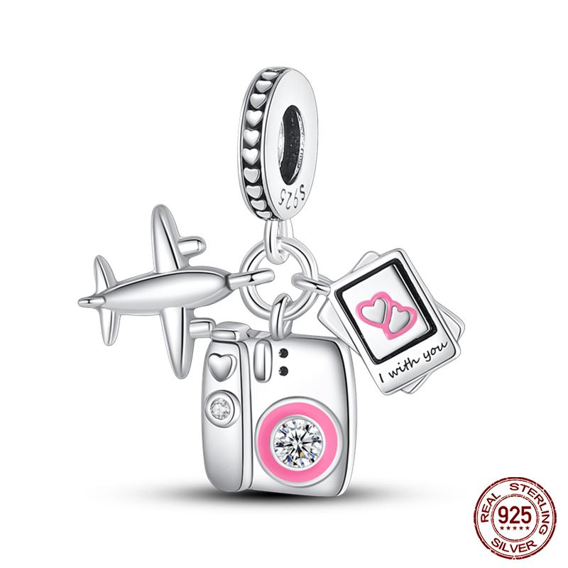 Fashion Copper Astronaut Space Series Charms Beads Fit Qikaola Original Bracelets Diy Anniversary Jewelry