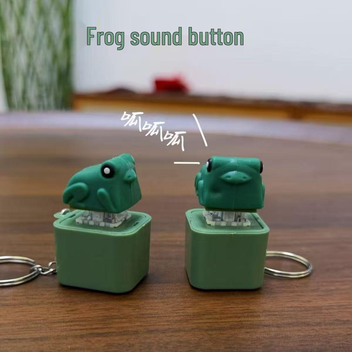 

Lizard Sound Button Keychain: Fun Prank & Stress Reliever for Students
