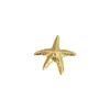 New Lobster Irregular Brooches Gold Plated Metal Geometric Brooches Glossy Finish Starfish Lapel Pins Clothes Decoration