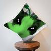 Cute Green Alien Cat Cushion Cover Pillow Cover Decor Pillowcase Printed Cushion Case for Couch