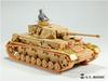 ET Model 1/35 WWII German Army Panzer IV Ausf. G Early Production Detail-Up Parts Set (for Tamiya) Plastic Model Parts E35-308