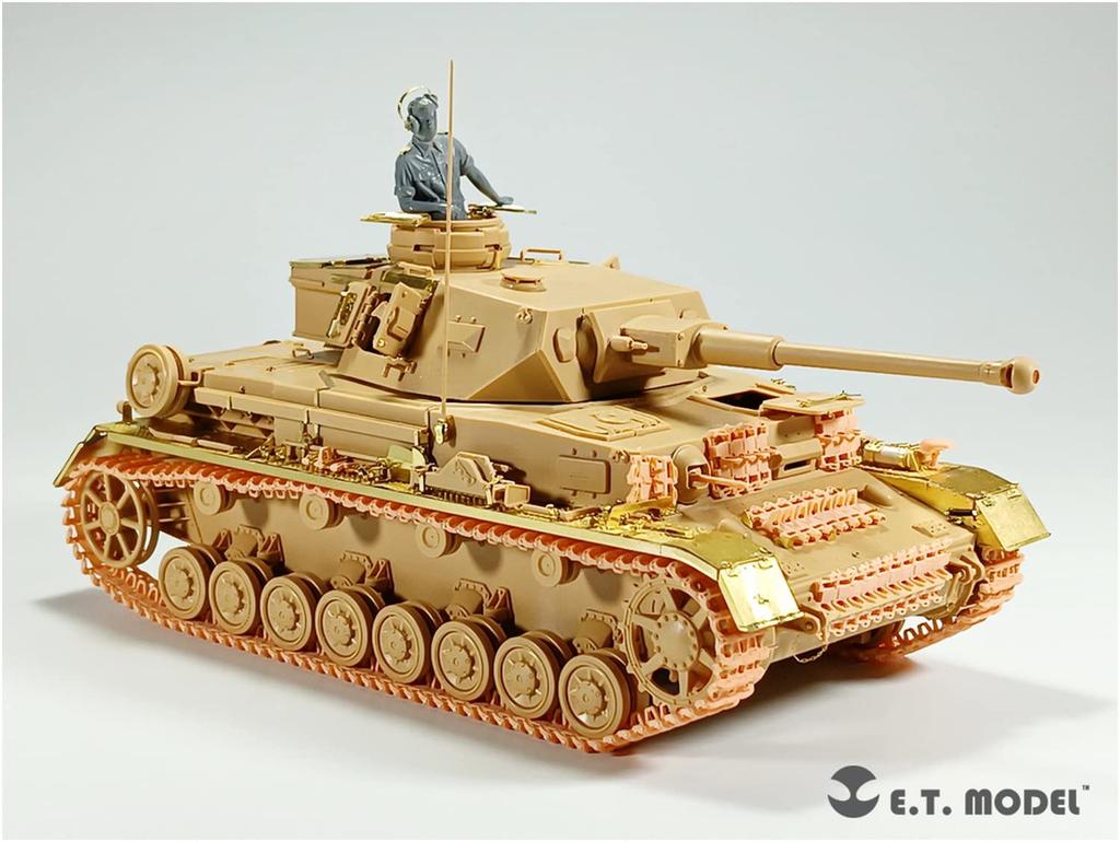 ET Model 1/35 WWII German Army Panzer IV Ausf. G Early Production Detail-Up Parts Set (for Tamiya) Plastic Model Parts E35-308