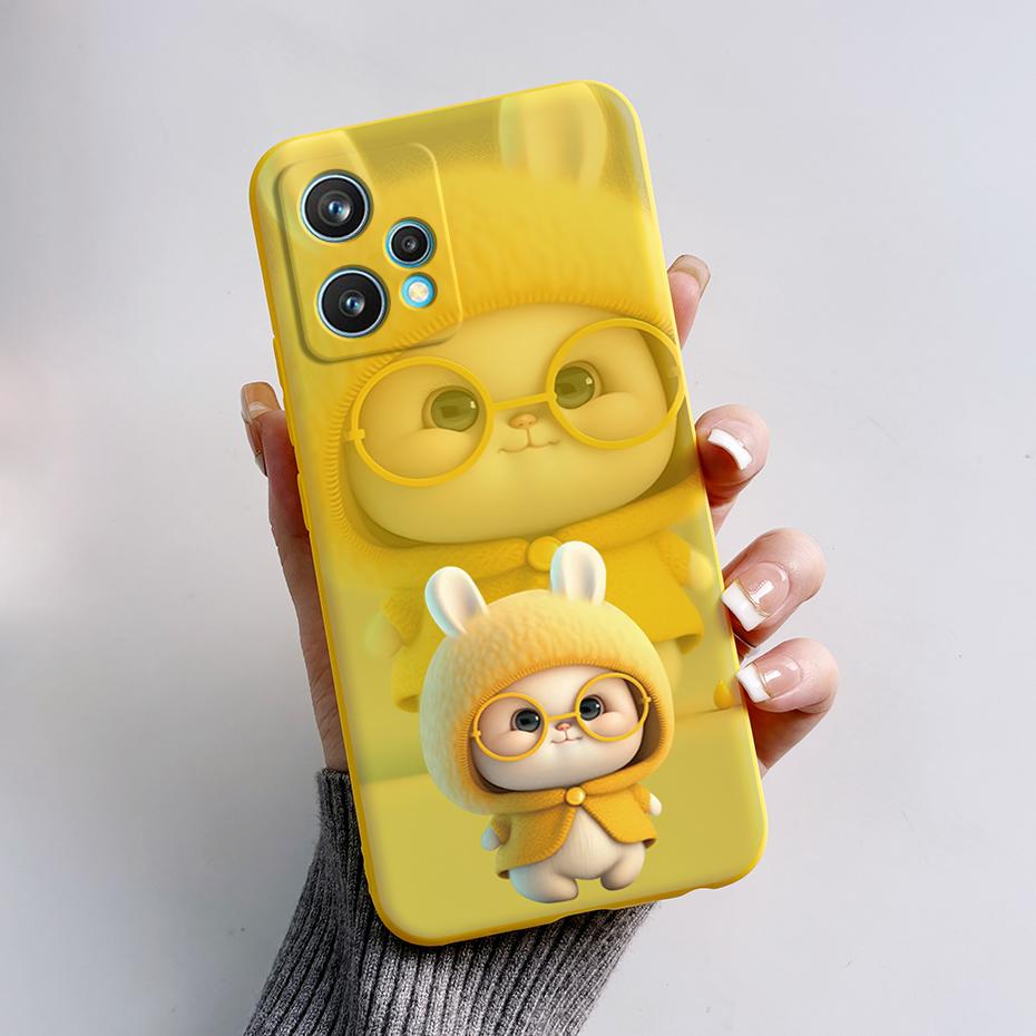Süße Panda Cartoon Handyhülle Für Realme 9 4G 9 Pro Plus Schutzhülle Weiches TPU Funda Für OPPO Realme 9 4G Hülle Bumper