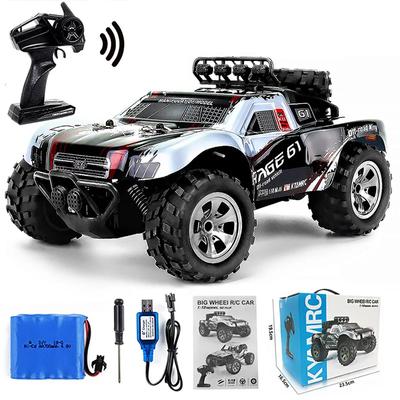 New 1:18 18KM/H 4WD RC Car with LED RC Car High Speed Drift Monster Truck Suitable for Adults Kids Toys Gifts