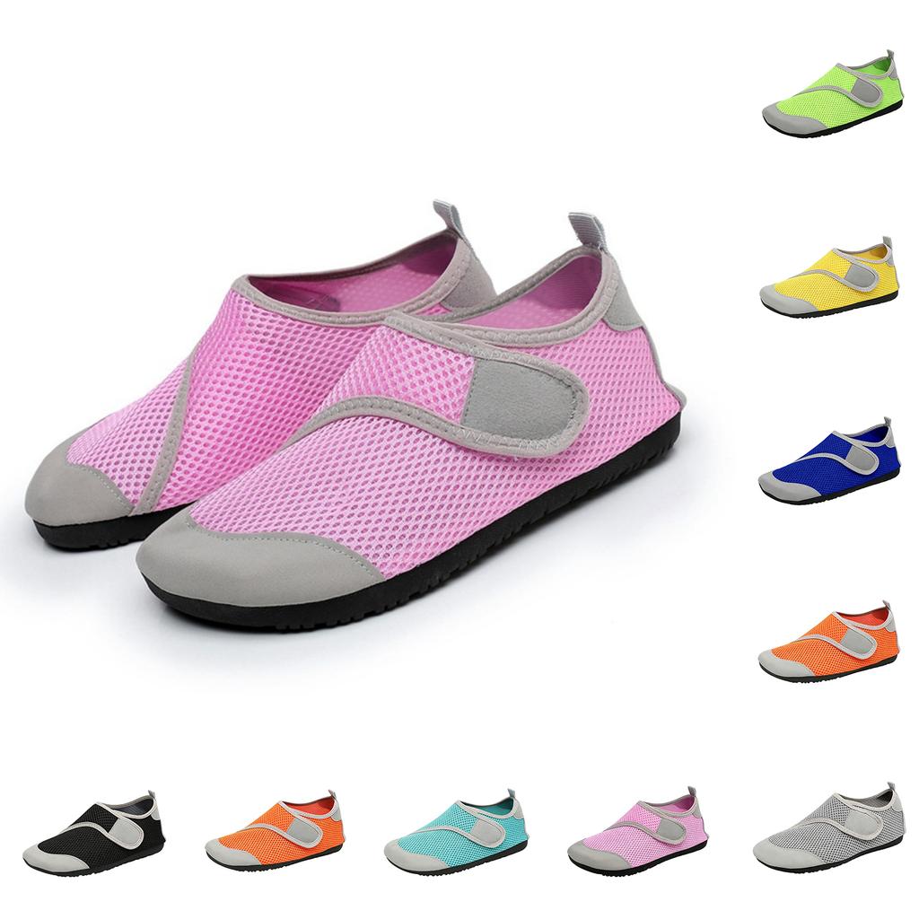 Women's Water Shoes Quick Drying Mesh Aqua Socks Lightweight Slip On Non Slip Sole for Beach Pool Surfing Water Sports