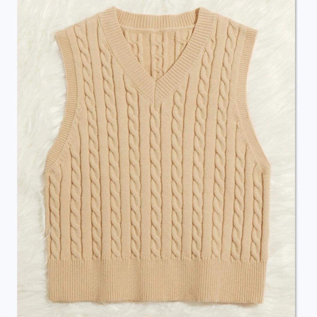 New Sweaters, Women's Knitted Vests, Pullovers, V-neck, Vest Sweaters, Versatile Tops