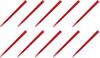 Fukui Craft PBT Made In Dishwasher Hexagonal Wood Grain Made In Japan Chopsticks, Resin, Japan, Safe, Chopsticks, Vermilion, 22.0cm, (10 Pairs)