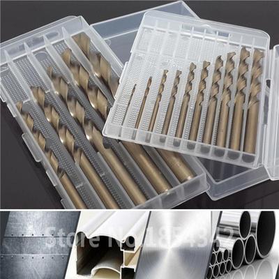 Foret hélicoïdal en acier rapide au Cobalt 1MM-13MM, trou de forage hélicoïdal M35, ensemble d'outils en acier inoxydable, tous les outils d'alésoir en métal moulu
