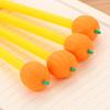 10pcs 0.5mm silicone head pumpkin neutral cute pumpkin shape signature pen gift gift special pen
