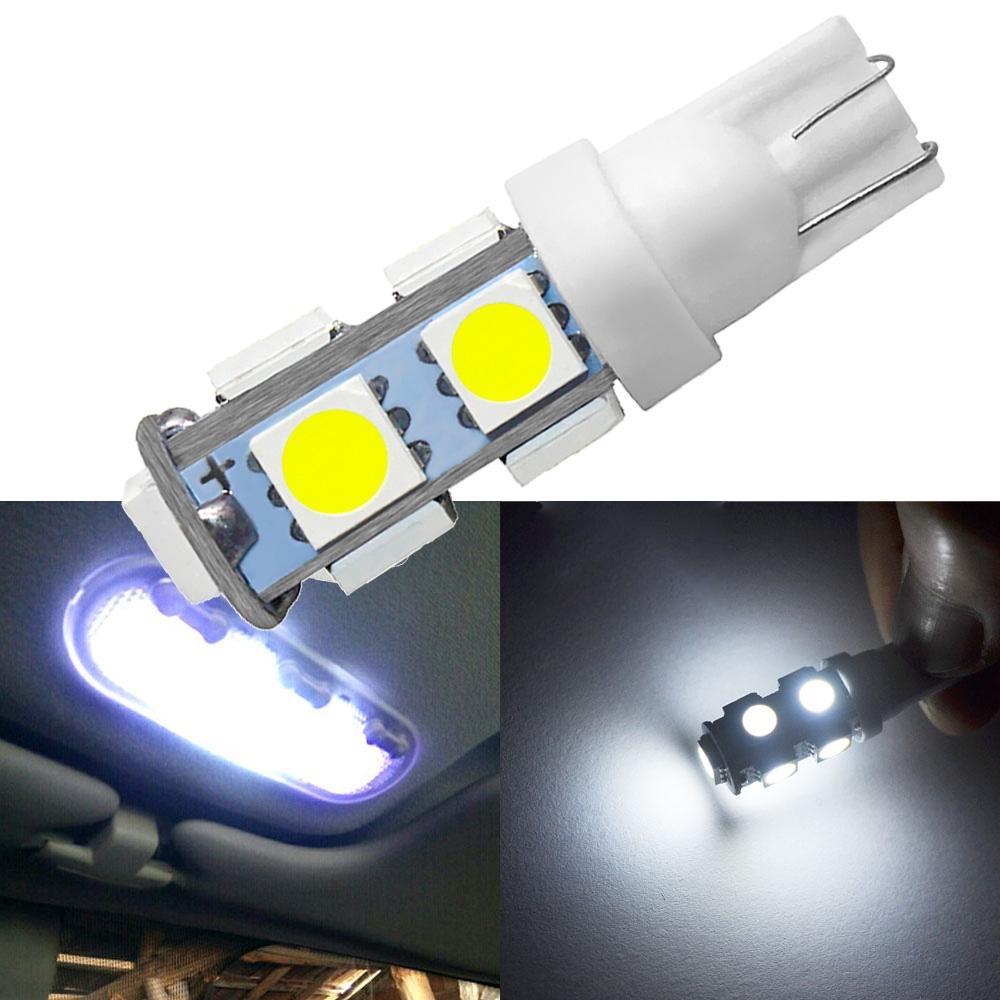 T10 W5W 5050 5SMD White Interior Lights LED Car Light Wedge Reading Lamp Bulbs Super Bright DC 12V