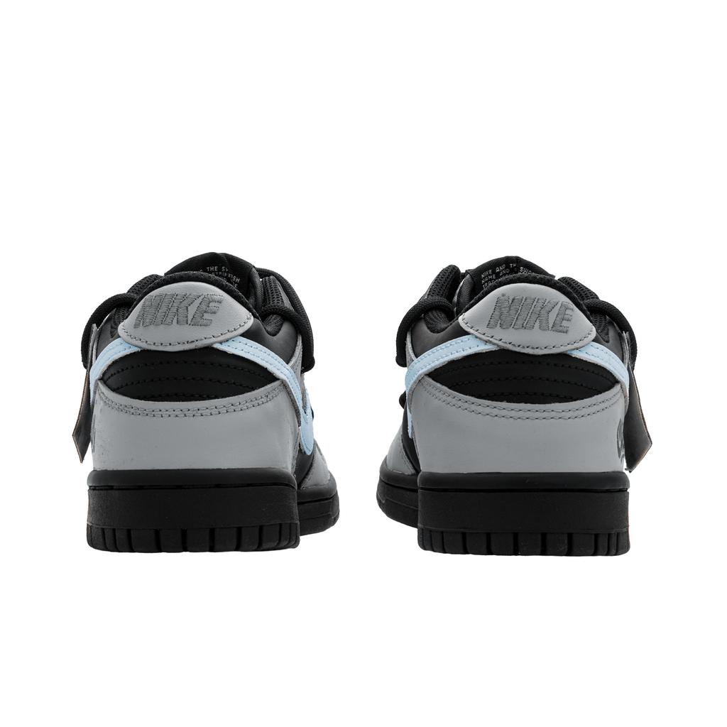 Nike Dunk High Key 2.0 Low Top Skateboard Shoes Unisex Black Gray White DD1391-100(Team1102-2.0)