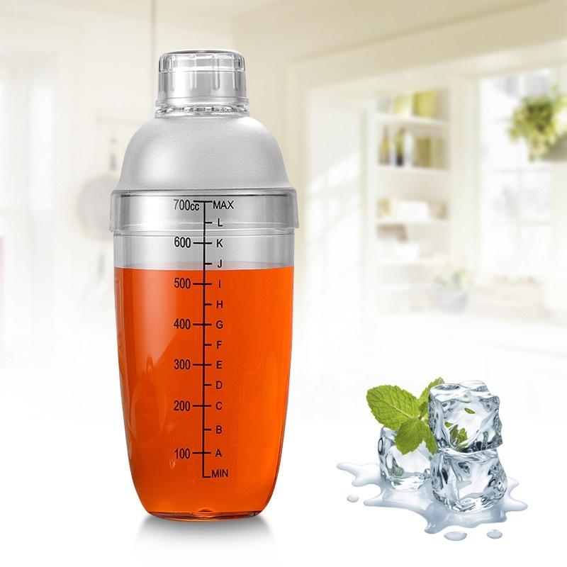 Plastic Cocktail Shaker 300ml/500ml/700ml/1000ml Wine Beverage Mixer Wine Shaker Drink Mixer Barware