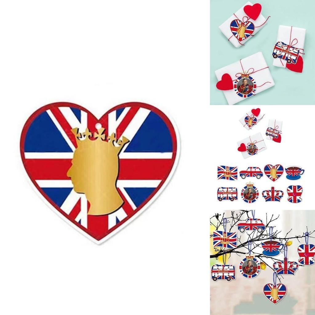 König Charles III. Krönungsfeier Dekorative Hängeelemente