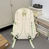 Color Block Women's Backpack Student's Large Capacity Schoolbag Travel Backpack