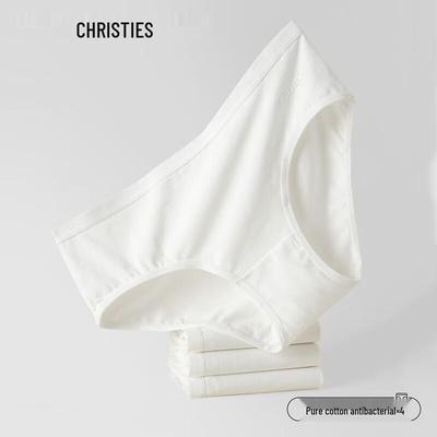 Christies Women's Cotton Low-Rise Seamless Antibacterial Underwear (4-Pack)