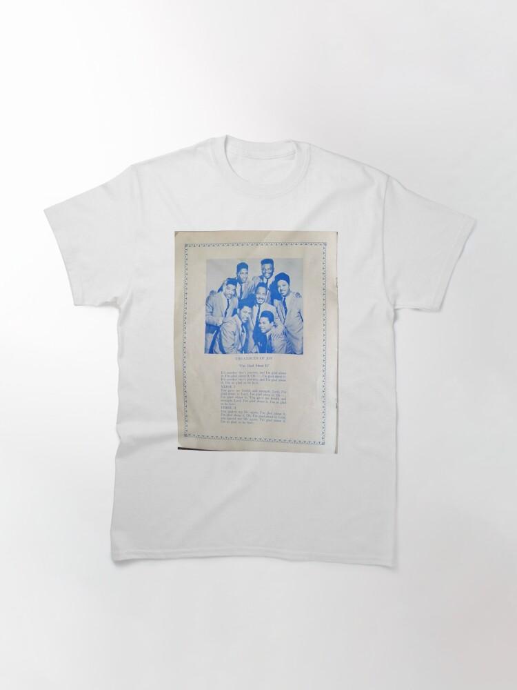 T-Shirt The Four Tops Clouds Of Joy Misto Cotone Nero Gospel