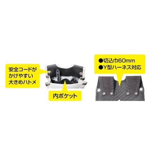 Sankyo Corporation DBLTACT Canvas Electrician's Bag, 3 Tiers, DTH-03-BK