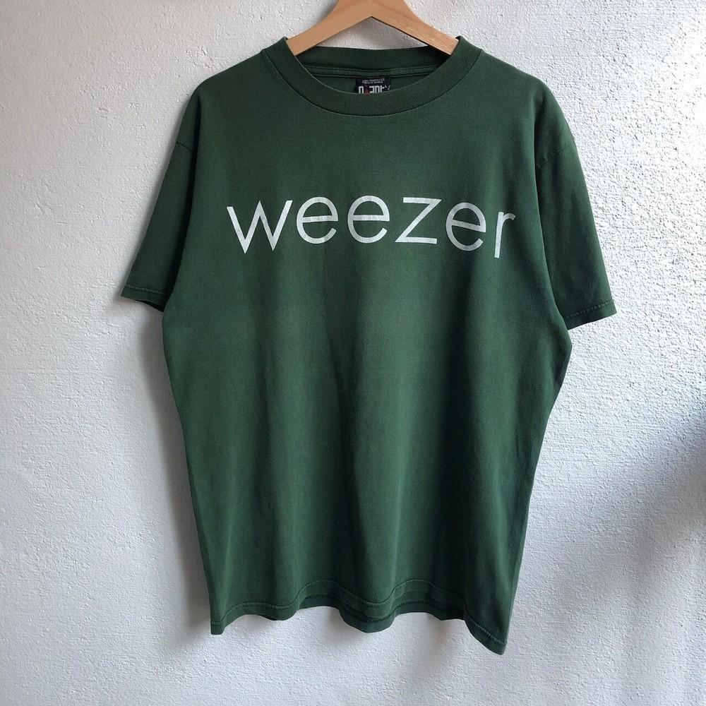 90s Weezer Band Tee Rock Music Short Sleeve Cotton T-shirt Unisex VM6831 Unisex T-Shirt S