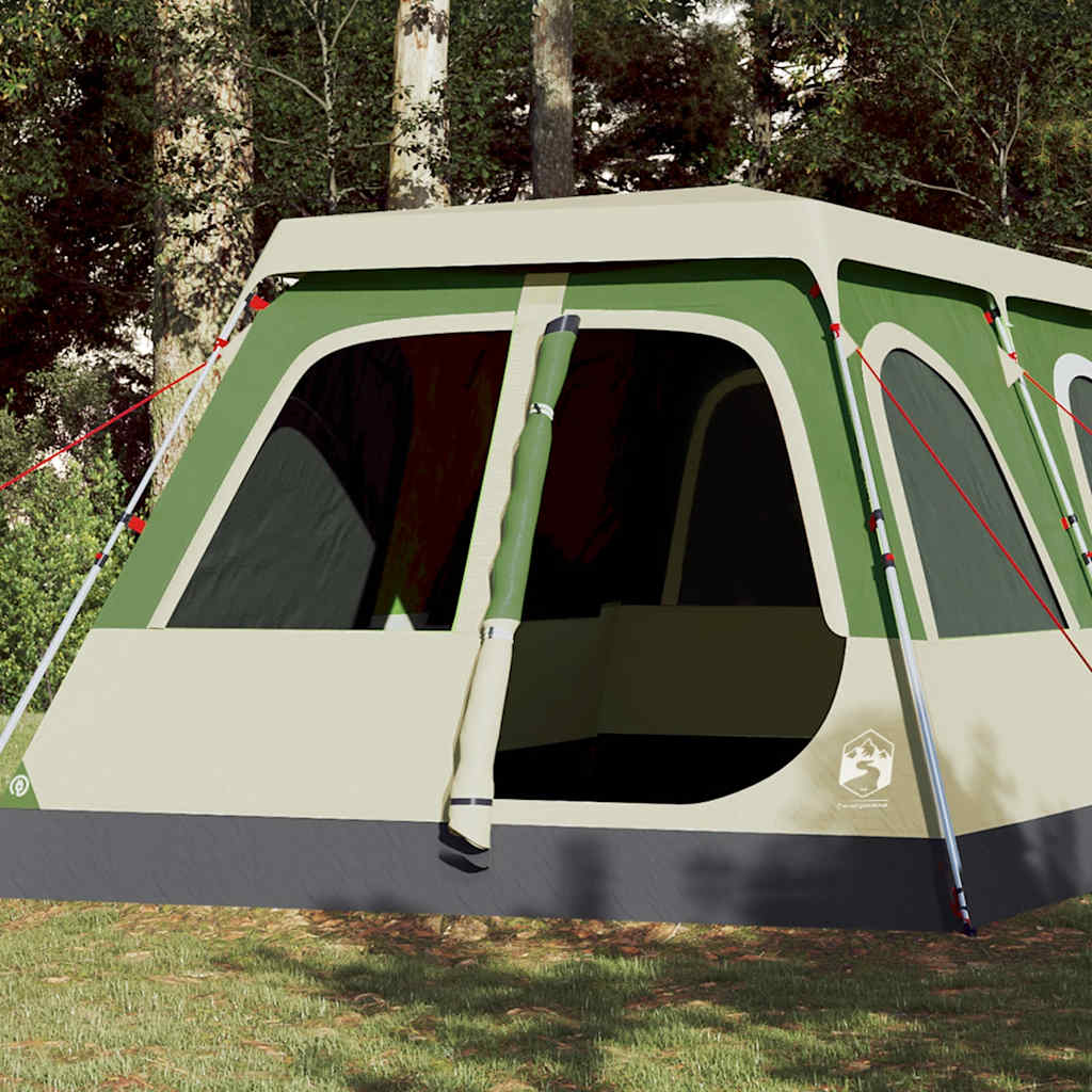Dome Family Tent for 10 Persons Green Quick Release