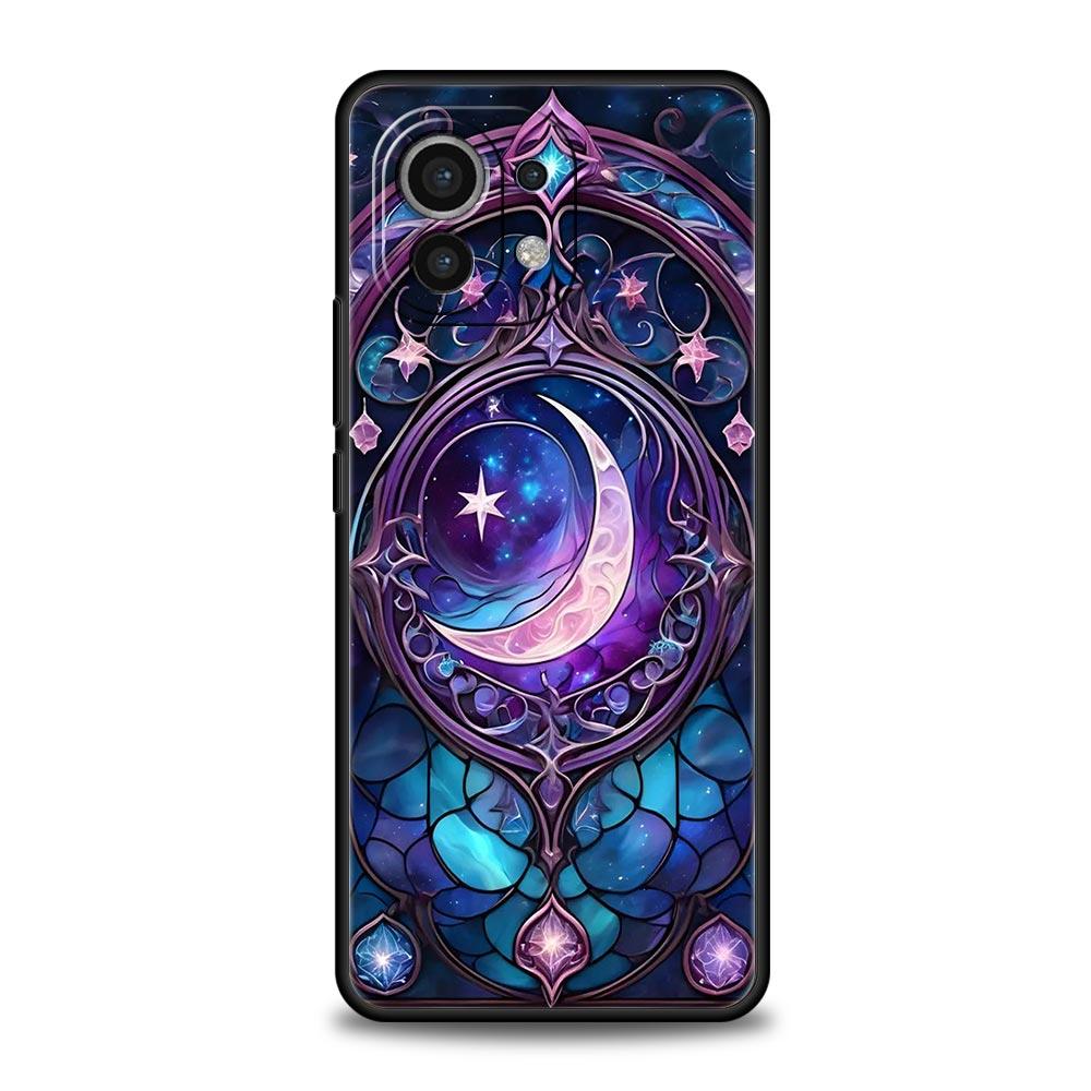 Beautiful Sun Moon Glass Phone Case Cover for Xiaomi Mi 17 15 14 13 12 11 Ultra 15T 14T 13T 12T 11T Pro Lite 5G Soft TPU Shell