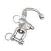 Pair Jaw Snap Shackle Diving Clips for Sailboat Spinnaker Halyard Sailing Rigging