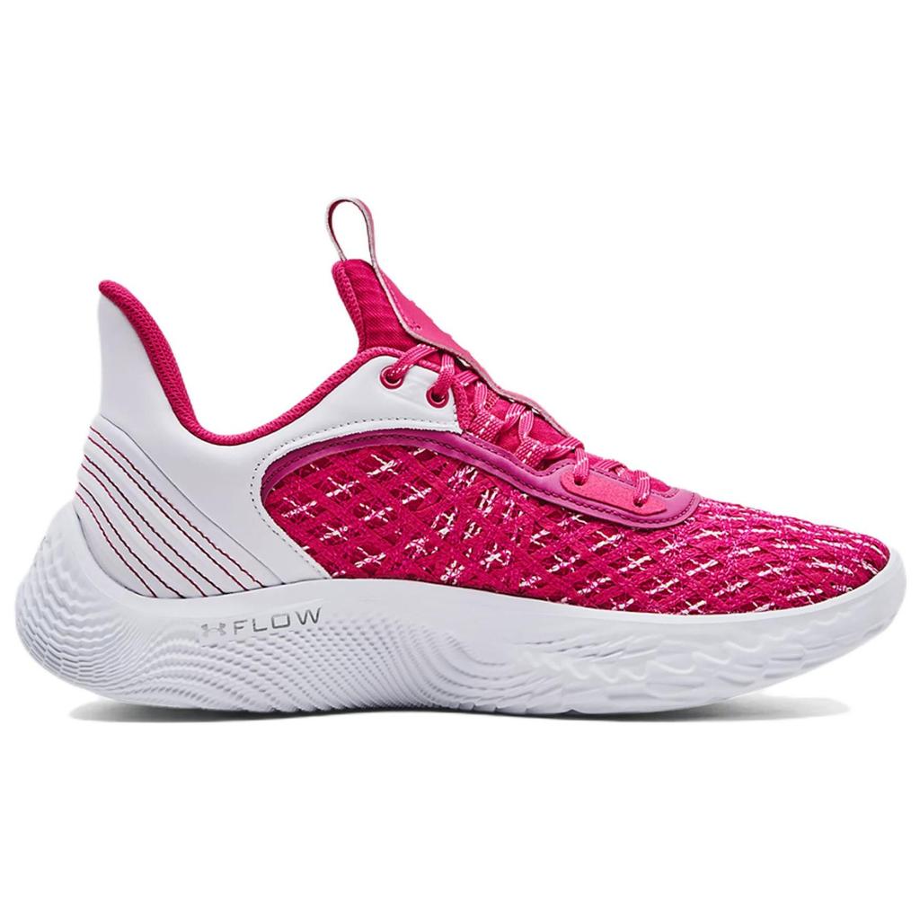 Curry Brand Curry Flow 9 Team White Tropic Pink Unisex Sneakers 3025631-600
