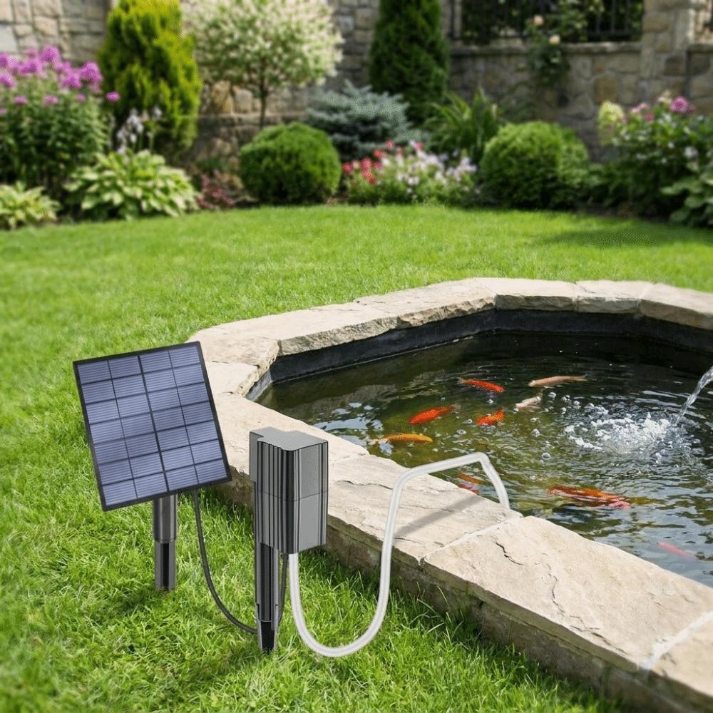 High Efficiency Solar Air Pump Low Noise Oxygen Pump Fishing Aerator Pond Aerator Fish Tank
