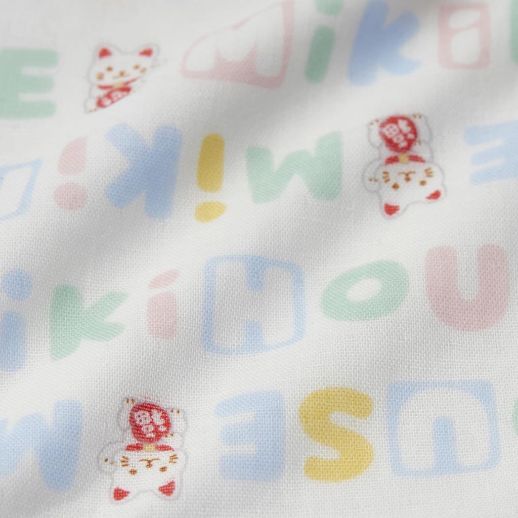 MIKI HOUSE Gauze Made in for Boys and Baby Baby Shower Sax Bib, Japan, Gauze, Girls, Clothes, Children's Clothing, Gift, 40-2937-142,