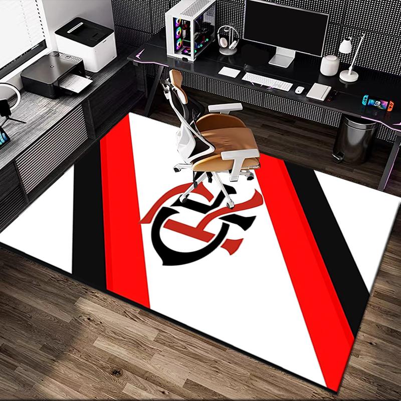 1pc Rangers FC Rug, Comfortable Printed Home Area Carpet, Cozy Office Chair Rug