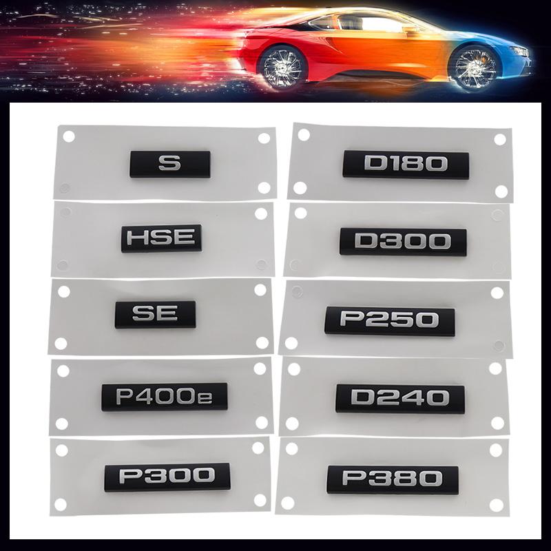 3D Premium D180 D240 D300 HSE P250 P300 P380 S SE P400e for England UK SUV Off Road car Engine Hood Fender trunk Tail Decal Emblem Badge Sticker