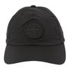 STONE ISLAND Logo Design Nylon Baseball Cap Men Caps Black L1S1591000-11S0076-V0029