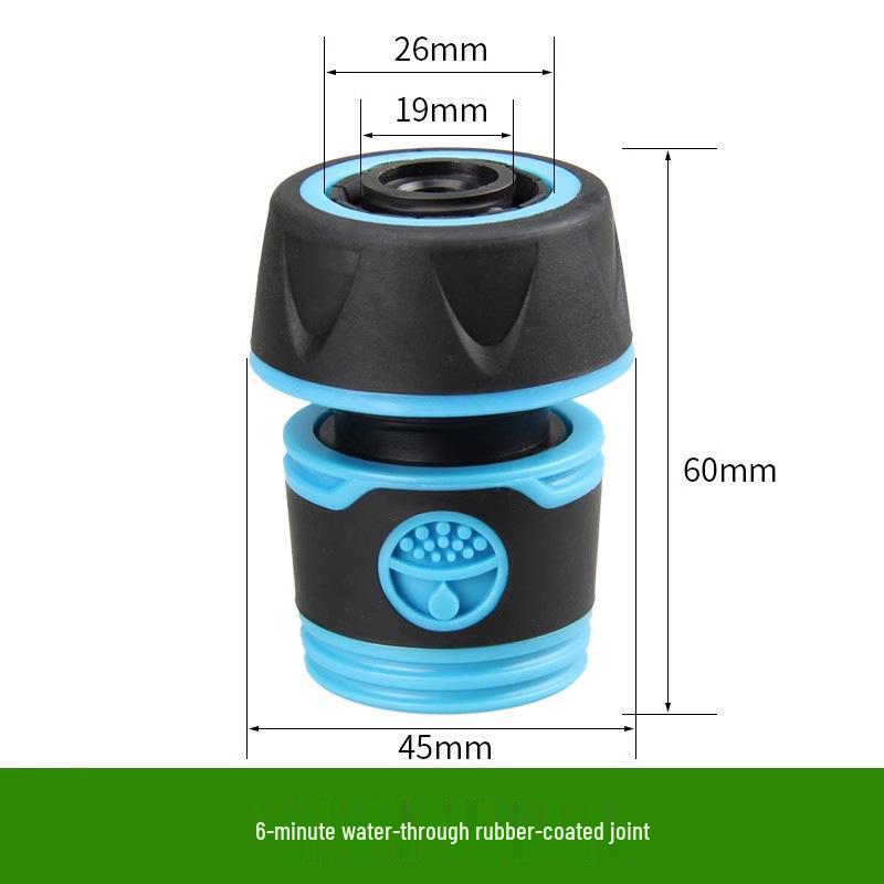 4-Punkt Schnellkupplungs-Gartenschlauch-Wasserverbinder und Düsenset