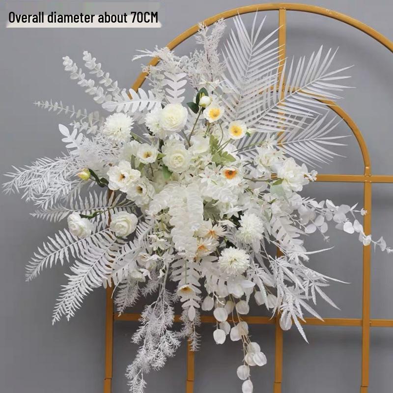 Stor Eukalyptus Silkesblomma Bordsdekoration för Bröllop