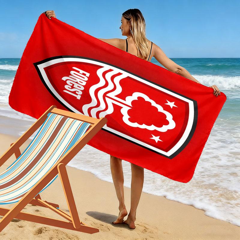 Forest Beach Towel, Large Soft Quick Dry Towel for Beach Camping Swimming