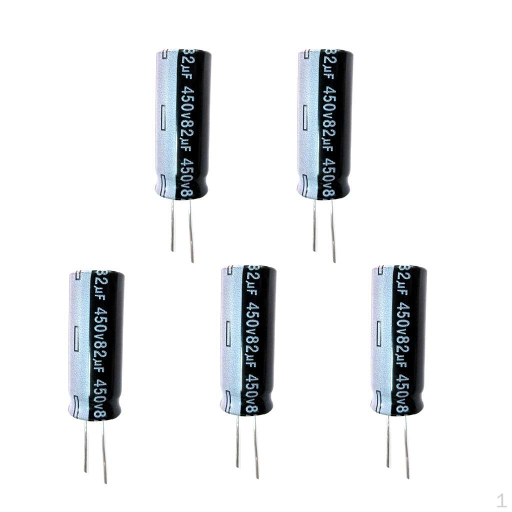 

Набор из 5 шт. 450 мкФ алюминиевых электролитических конденсаторов 40x16 мм