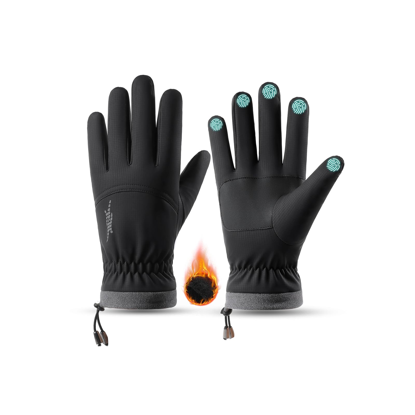 

and Winter Gloves with Double Waterproof Touchscreen and Soft Fleece These and gloves are perfect for and other outdoor Unisex Men s Women s чёрный