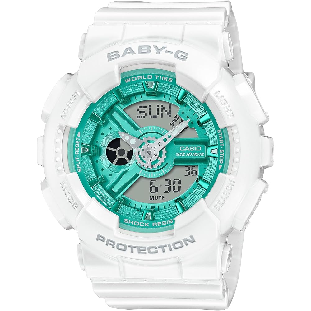 Casio Baby-G BA-110XWS-7A Women s Watch White Analog Digital Overseas Model