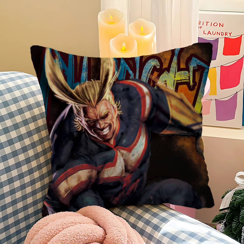 My Hero Academia All Might Personalized Pillow Cover Kids Bedroom Wild Party Decor Pillowcase Kid Birthday Shower Gift