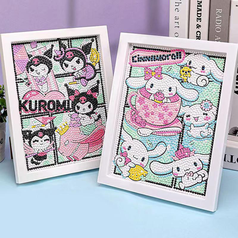 1 Set Diamond Art Home Decor Sanrio Diamond Drawing Hello Kitty Cartoon Full Diamond Mosaic 5D Diy Cross Stitch Kits