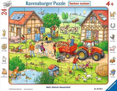 Ravensburger Wo ist Little Farm 06582 0 24-teiliges Puzzle es?