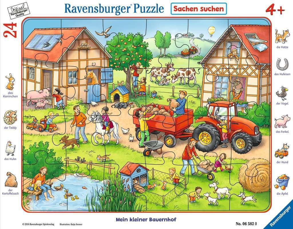 

Пазл Ravensburger Где маленькая ферма 06582 0 24 элемента это