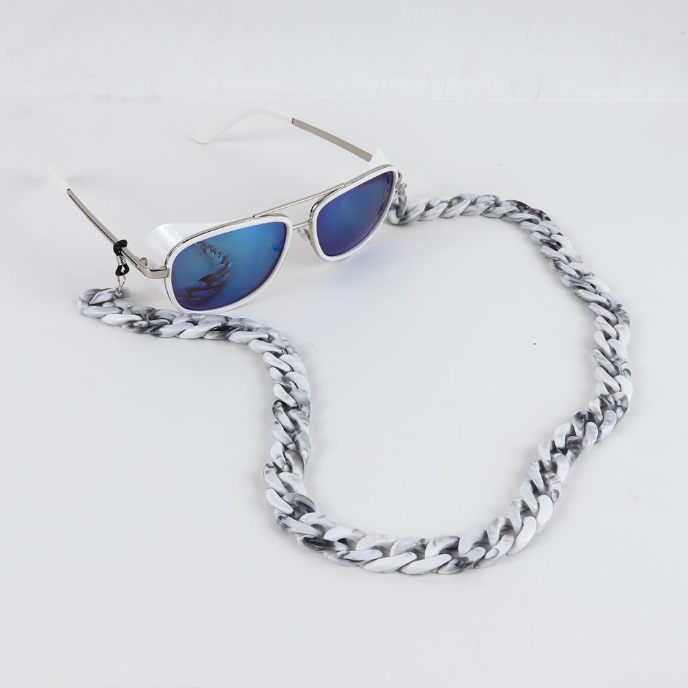 Acrylic Glasses Chains For Women Holder Cord Reading Sunglasses Chain Men Lanyard Eyeglasses Hanging Neck Chain Strap Rope Trend