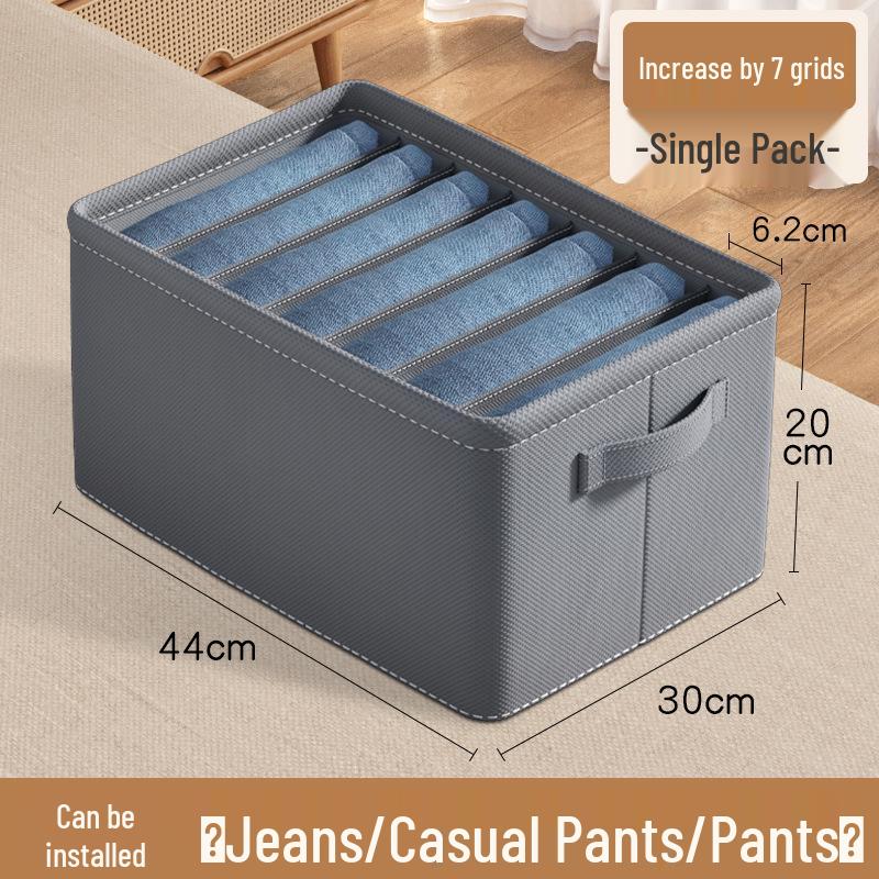 Large Capacity Layered Clothing Organizer for Wardrobes