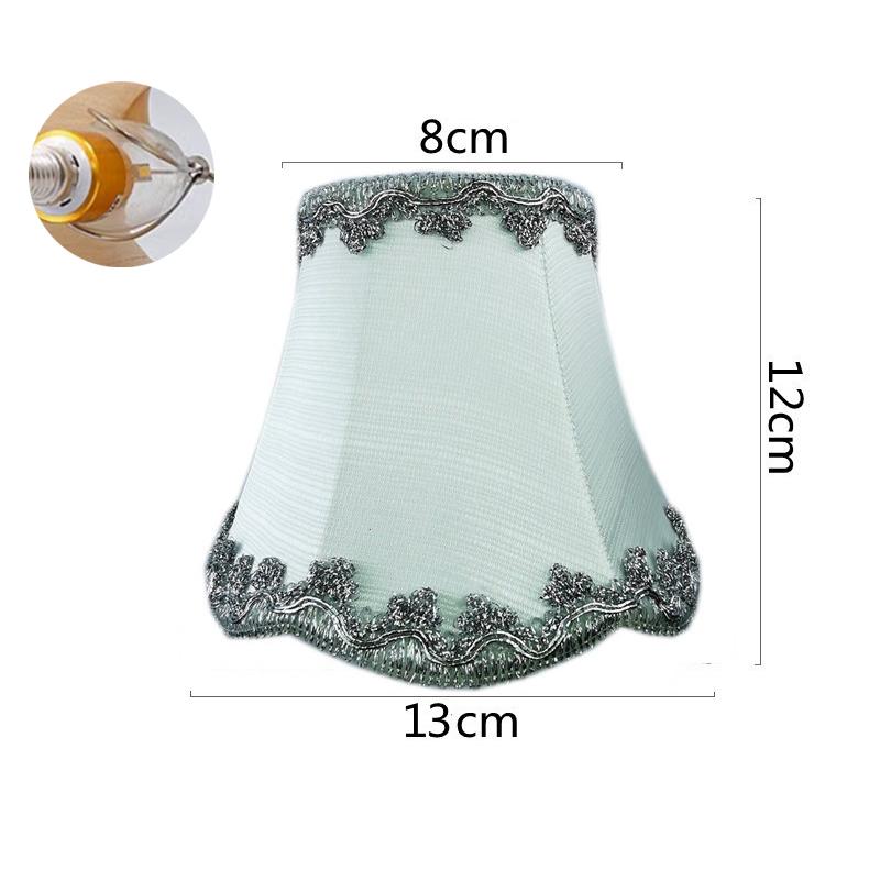 European Style Chandelier Lamp Shade Cloth Bedside Wall Light Lamp Shades Bedroom Home Decor Clip Bulb Wall Lamp Cover E27/E14