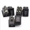 10 PCS KCD1 3Pin Boat Car Rocker Switch 10A 125V AC Red Yellow Green Button for Power - On In Boat and Car Electrical Systems Pushbutton Switches 3