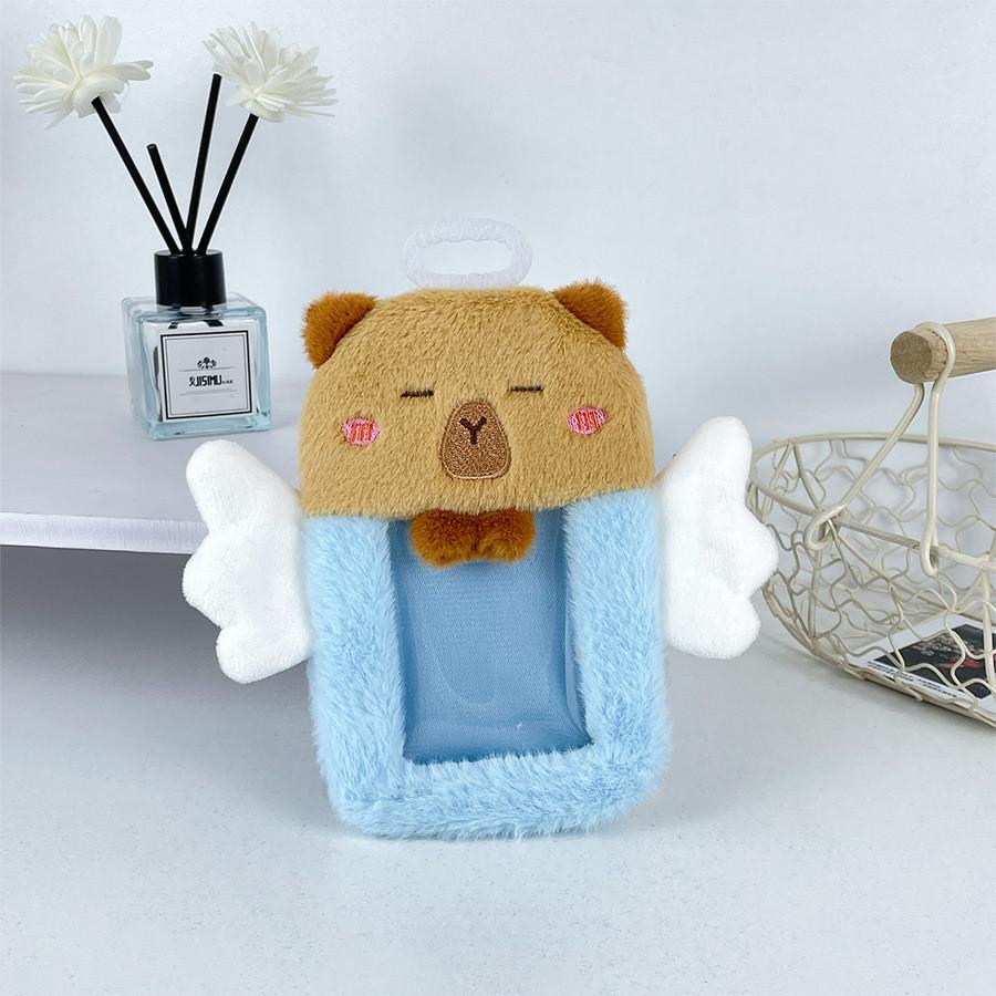 

Ангельская восхитительная капибара плюшевая сумка для карточек для студенческого проездного и кошелька