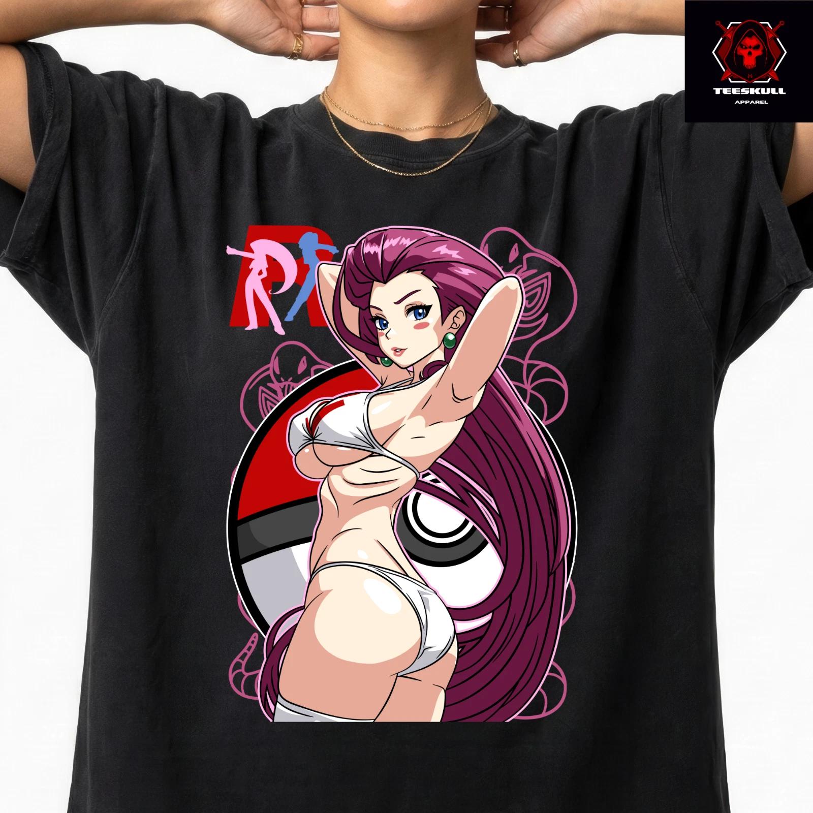 Jessie Team Rocket Pokemon Anime Manga Character Unisex Premium T-Shirt S