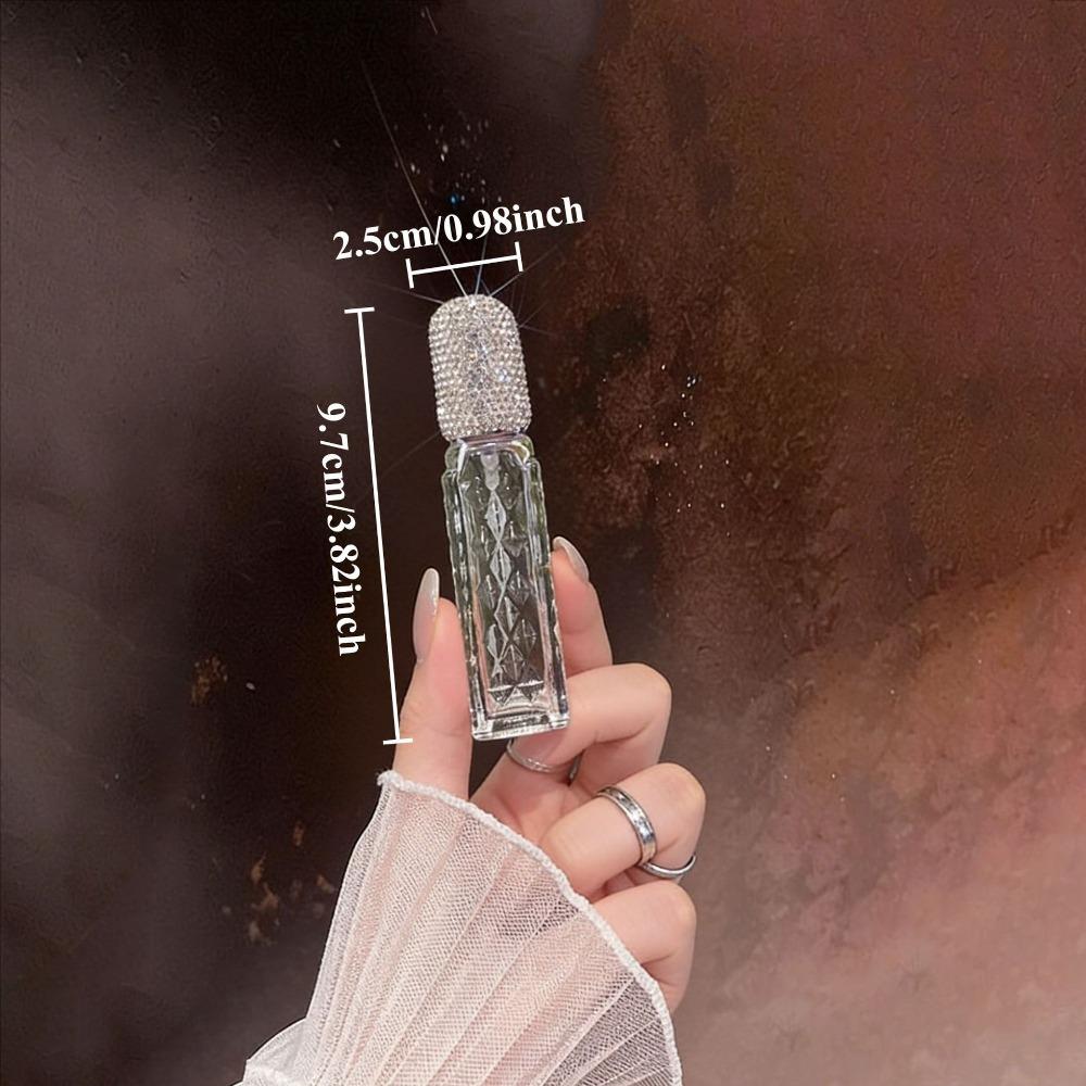Exquisite Glass Perfume Atomizer Creative Refillable Spray Bottle  Travel Supply White Style B