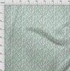 oneOone Cotton Flex Green Fabric Leaves & Clover Sewing Craft Projects Fabric Prints By Yard 40 Inch